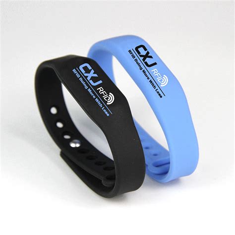 Silicone Adjustable RFID Wristbands 